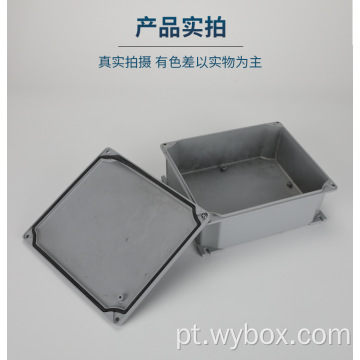 caixa de alumínio fundido para serviços pesados ​​com suporte de montagem na parede junção de alumínio à prova d&#39;água elétrica eletrônica IP67 hou